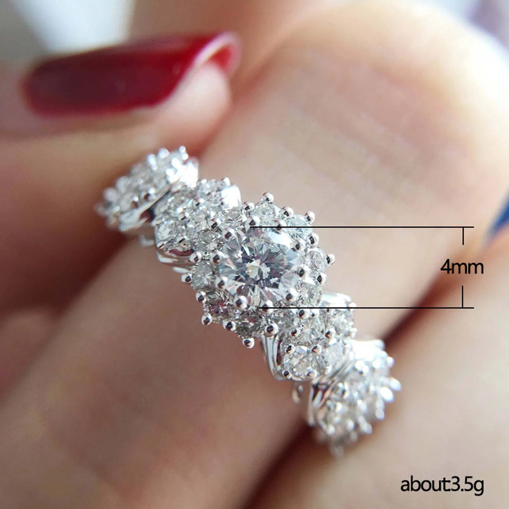 Cubic Zircon Ring
