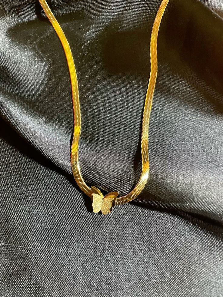 Vintage Butterfly Necklace